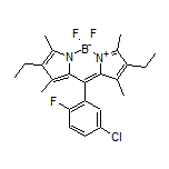 10-(5-氯-2-氟苯基)-2,8-二乙基-5,5-二氟-1,3,7,9-四甲基-5H-二吡咯并[1,2-c:2’,1’-f][1,3,2]二氮杂环己硼烷-4-鎓-5-盐