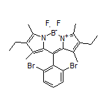 10-(2,6-二溴苯基)-2,8-二乙基-5,5-二氟-1,3,7,9-四甲基-5H-二吡咯并[1,2-c:2’,1’-f][1,3,2]二氮杂环己硼烷-4-鎓-5-盐