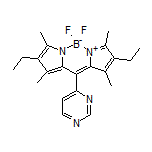 2,8-二乙基-5,5-二氟-1,3,7,9-四甲基-10-(4-嘧啶基)-5H-二吡咯并[1,2-c:2’,1’-f][1,3,2]二氮杂环己硼烷-4-鎓-5-盐