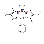 2,8-二乙基-5,5-二氟-10-(4-碘苯基)-1,3,7,9-四甲基-5H-二吡咯并[1,2-c:2’,1’-f][1,3,2]二氮杂环己硼烷-4-鎓-5-盐