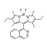 2,8-二乙基-5,5-二氟-10-(1-异喹啉基)-1,3,7,9-四甲基-5H-二吡咯并[1,2-c:2’,1’-f][1,3,2]二氮杂环己硼烷-4-鎓-5-盐