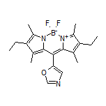 2,8-二乙基-5,5-二氟-1,3,7,9-四甲基-10-(5-噁唑基)-5H-二吡咯并[1,2-c:2’,1’-f][1,3,2]二氮杂环己硼烷-4-鎓-5-盐