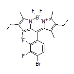 10-(4-溴-2,3-二氟苯基)-2,8-二乙基-5,5-二氟-1,3,7,9-四甲基-5H-二吡咯并[1,2-c:2’,1’-f][1,3,2]二氮杂环己硼烷-4-鎓-5-盐