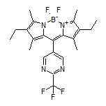 2,8-二乙基-5,5-二氟-1,3,7,9-四甲基-10-[2-(三氟甲基)-5-嘧啶基]-5H-二吡咯并[1,2-c:2’,1’-f][1,3,2]二氮杂环己硼烷-4-鎓-5-盐