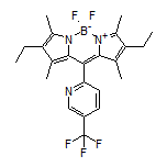 2,8-二乙基-5,5-二氟-1,3,7,9-四甲基-10-[5-(三氟甲基)-2-吡啶基]-5H-二吡咯并[1,2-c:2’,1’-f][1,3,2]二氮杂环己硼烷-4-鎓-5-盐