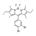 10-(3,4-二溴苯基)-2,8-二乙基-5,5-二氟-1,3,7,9-四甲基-5H-二吡咯并[1,2-c:2’,1’-f][1,3,2]二氮杂环己硼烷-4-鎓-5-盐