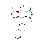 5,5-二氟-1,3,7,9-四甲基-10-(2-萘基)-5H-二吡咯并[1,2-c:2’,1’-f][1,3,2]二氮杂环己硼烷-4-鎓-5-盐