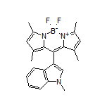 5,5-二氟-1,3,7,9-四甲基-10-(1-甲基-3-吲哚基)-5H-二吡咯并[1,2-c:2’,1’-f][1,3,2]二氮杂环己硼烷-4-鎓-5-盐