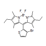 10-(3-溴-2-噻吩基)-5,5-二氟-1,3,7,9-四甲基-5H-二吡咯并[1,2-c:2’,1’-f][1,3,2]二氮杂环己硼烷-4-鎓-5-盐