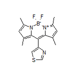 5,5-二氟-1,3,7,9-四甲基-10-(4-噻唑基)-5H-二吡咯并[1,2-c:2’,1’-f][1,3,2]二氮杂环己硼烷-4-鎓-5-盐