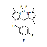 10-(2-溴-4,5-二氟苯基)-5,5-二氟-1,3,7,9-四甲基-5H-二吡咯并[1,2-c:2’,1’-f][1,3,2]二氮杂环己硼烷-4-鎓-5-盐