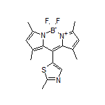 5,5-二氟-1,3,7,9-四甲基-10-(2-甲基-5-噻唑基)-5H-二吡咯并[1,2-c:2’,1’-f][1,3,2]二氮杂环己硼烷-4-鎓-5-盐