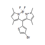 10-(4-溴-2-噻吩基)-5,5-二氟-1,3,7,9-四甲基-5H-二吡咯并[1,2-c:2’,1’-f][1,3,2]二氮杂环己硼烷-4-鎓-5-盐