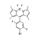 10-(4-溴-2,5-二氟苯基)-5,5-二氟-1,3,7,9-四甲基-5H-二吡咯并[1,2-c:2’,1’-f][1,3,2]二氮杂环己硼烷-4-鎓-5-盐