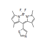 5,5-二氟-1,3,7,9-四甲基-10-(5-噻唑基)-5H-二吡咯并[1,2-c:2’,1’-f][1,3,2]二氮杂环己硼烷-4-鎓-5-盐
