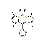 5,5-二氟-1,3,7,9-四甲基-10-(2-噻唑基)-5H-二吡咯并[1,2-c:2’,1’-f][1,3,2]二氮杂环己硼烷-4-鎓-5-盐
