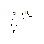 5-(2-氯-5-氟苯基)-2-甲基噁唑