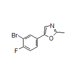 5-(3-溴-4-氟苯基)-2-甲基噁唑
