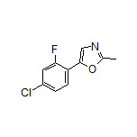 5-(4-氯-2-氟苯基)-2-甲基噁唑