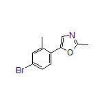 5-(4-溴-2-甲基苯基)-2-甲基噁唑
