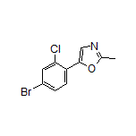 5-(4-溴-2-氯苯基)-2-甲基噁唑