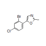 5-(2-溴-4-氯苯基)-2-甲基噁唑