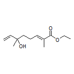 (E)-6-羟基-2,6-二甲基辛-2,7-二烯酸乙酯