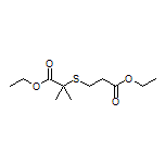2-[(3-乙氧基-3-氧代丙基)硫基]-2-甲基丙酸乙酯