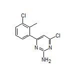 2-氨基-4-氯-6-(3-氯-2-甲基苯基)嘧啶