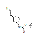 2-[(1S,3R)-3-(Boc-氨基)环戊基]乙腈