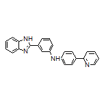 3-(2-苯并咪唑基)-N-[4-(2-吡啶基)苯基]苯胺
