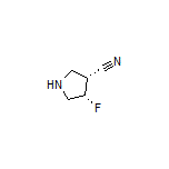 (3R,4S)-4-氟吡咯烷-3-甲腈