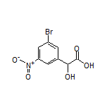 3-溴-5-硝基扁桃酸