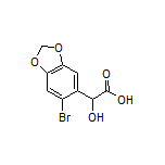 2-(6-溴苯并[d][1,3]二噁茂-5-基)-2-羟基乙酸