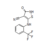 3-氧代-5-[[2-(三氟甲基)苯基]氨基]-2,3-二氢异噻唑-4-甲腈
