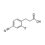 3-(4-氰基-2-氟苯基)丙酸