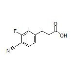 3-(4-氰基-3-氟苯基)丙酸