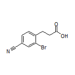 3-(2-溴-4-氰基苯基)丙酸