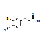 3-(3-溴-4-氰基苯基)丙酸