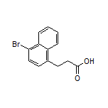 3-(4-溴-1-萘基)丙酸
