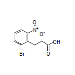 3-(2-溴-6-硝基苯基)丙酸