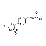 (E)-3-[4-(1,1-二氧化-3-氧代-2,3-二氢异噻唑-5-基)苯基]-2-丁烯酸