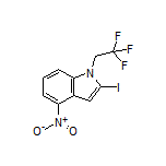 2-碘-4-硝基-1-(2,2,2-三氟乙基)-1H-吲哚