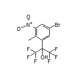 2-(5-溴-2-甲基-3-硝基苯基)-1,1,1,3,3,3-六氟-2-丙醇