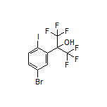 2-(5-溴-2-碘苯基)-1,1,1,3,3,3-六氟-2-丙醇