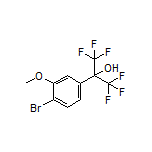 2-(4-溴-3-甲氧基苯基)-1,1,1,3,3,3-六氟-2-丙醇