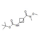 3-(Boc-氨基)-N-甲氧基-N-甲基双环[1.1.1]戊烷-1-甲酰胺