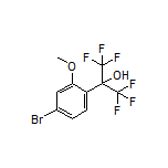 2-(4-溴-2-甲氧基苯基)-1,1,1,3,3,3-六氟-2-丙醇