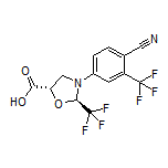 (2R,5S)-3-[4-氰基-3-(三氟甲基)苯基]-2-(三氟甲基)噁唑烷-5-甲酸