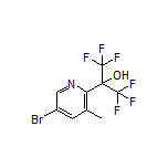 2-(5-溴-3-甲基-2-吡啶基)-1,1,1,3,3,3-六氟-2-丙醇